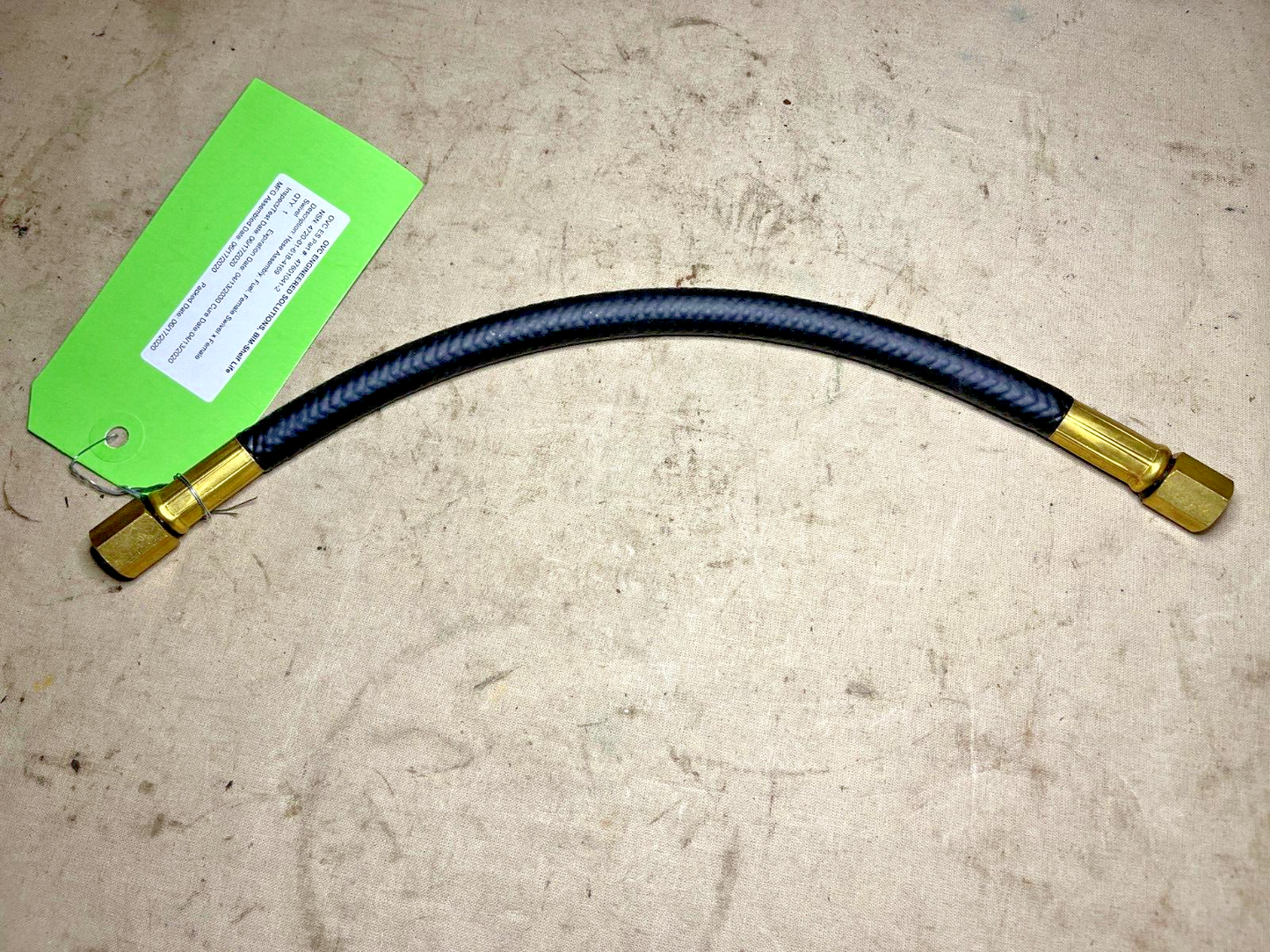 NEW PARKER 47601041-2 1/4'' FUEL LINE NONMETALLIC HOSE ASSEMBLY 4720-01-618-4169