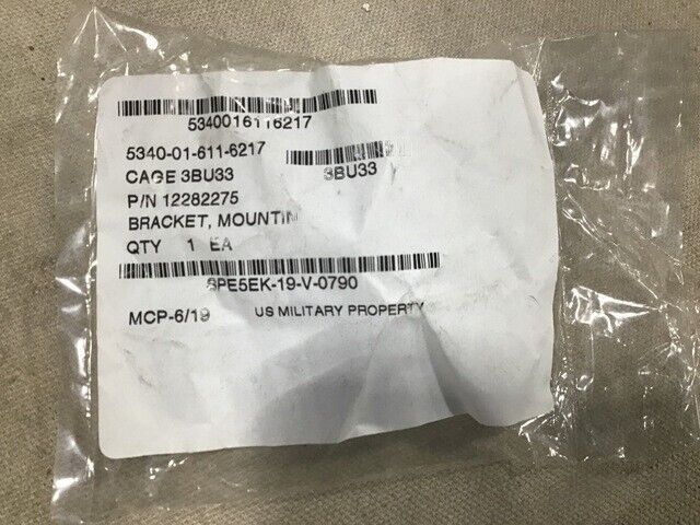 NEW MIL-C-11866 ERA INDUSTRIAL 12282275 MOUNTING BRACKET 5340-01-611-6217