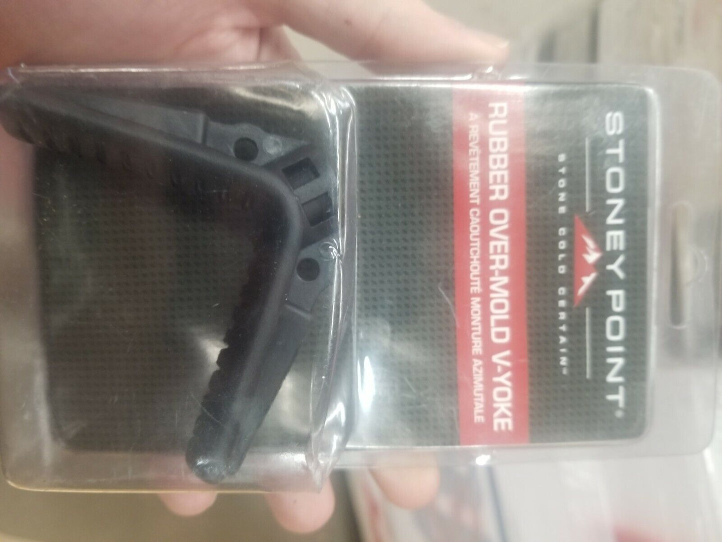 Stoney Point Accessory Black Rubber V-Yoke Clam for Rifle AR Camera Monopod