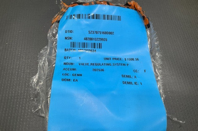 Regulating Valve 0011032 NSN 4820-01-522-9935 - photo 5