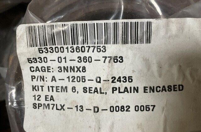 FMTV MRAP A-1205-Q-2435 PLAIN ENCASED SEAL 3710773C1 5330-01-360-7753