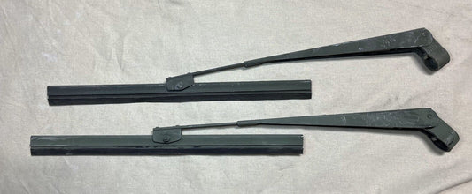 11 INCH ARMY GREEN HUMVEE HMMWV M998 WINDSHIELD WIPER ARM AND BLADE SET - 1 PAIR