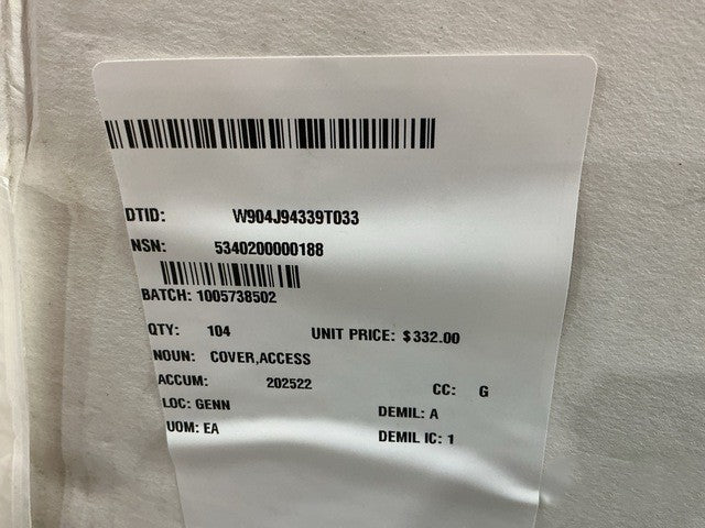 Access Cover 10653277-001 NSN 5340-20-000-0188 - photo 11