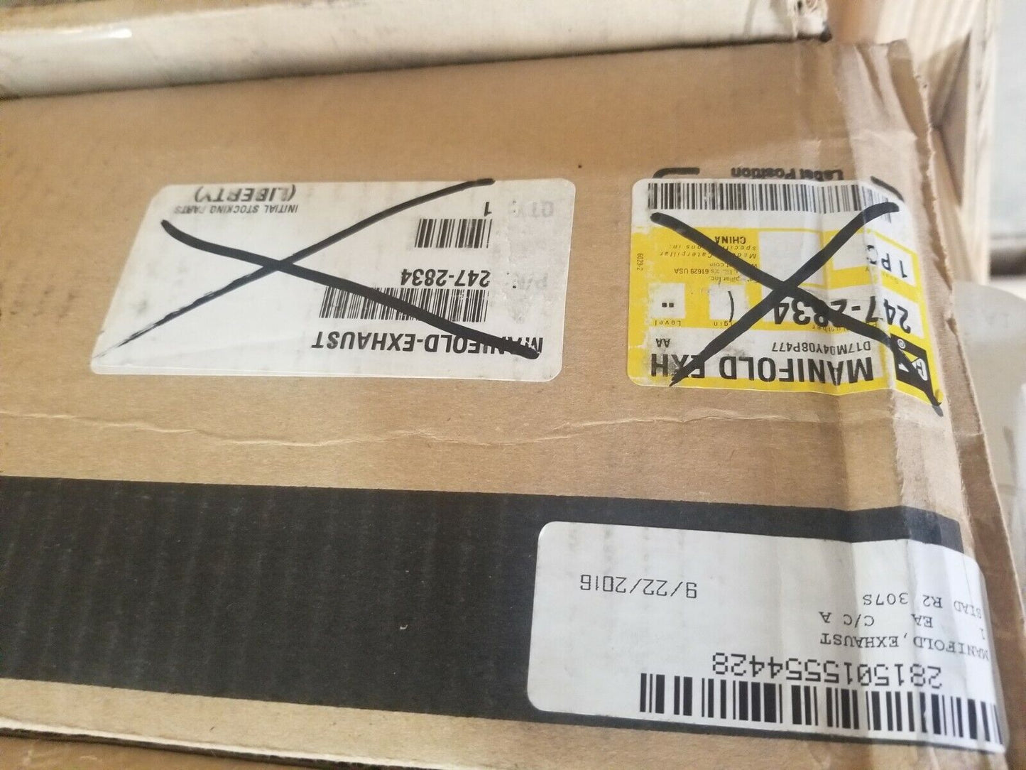 GENUINE CAT MANIFOLD 247-2834 MANIFOLD-EXH 2815-01-555-4428