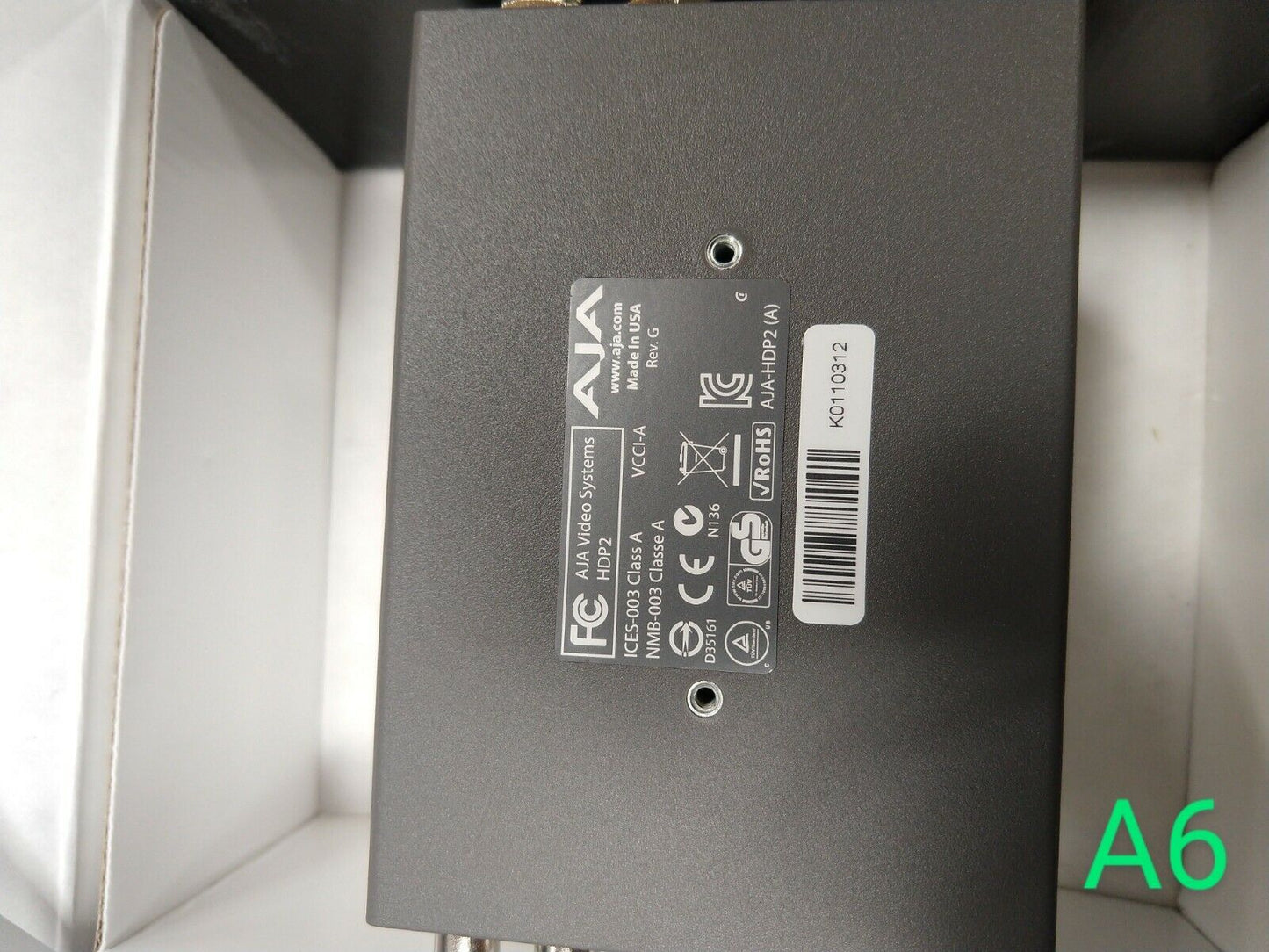 AJA HDP2 HD/SD-SDI to DVI-D Mini-Converter WITH POWER SUPPLY