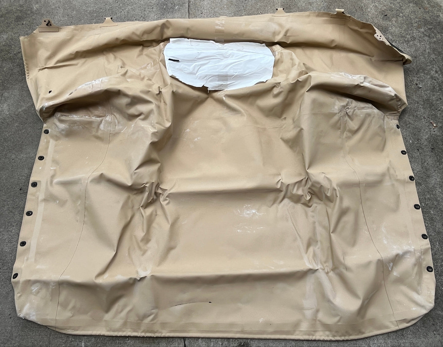 M35A2 TAN VINYL CAB COVER 2540-01-435-0126 123450214-2