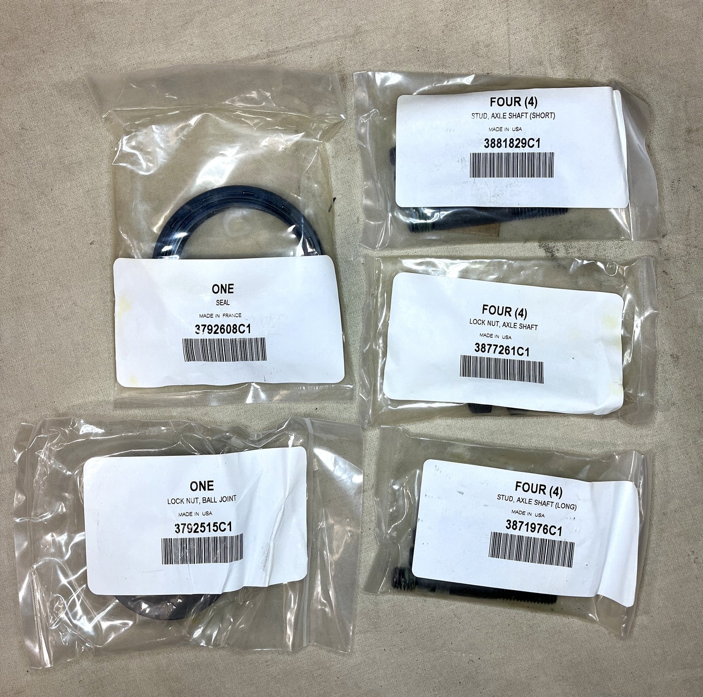 5330-01-588-0416 PARTS KIT,SEAL REPLACEMENT,MECHA MRAP; DASH ISS 69369-000 3893740C91