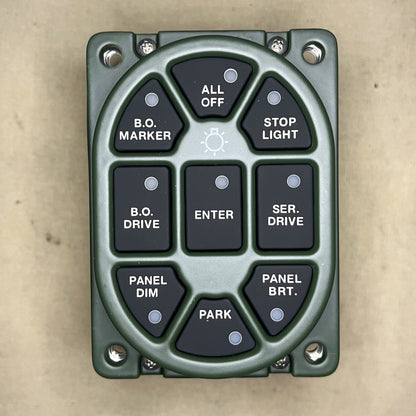 HUMMER HMMWV M998 MILITARY TRUCK LED PUSH BUTTON MASTER LIGHT SWITCH 12484558