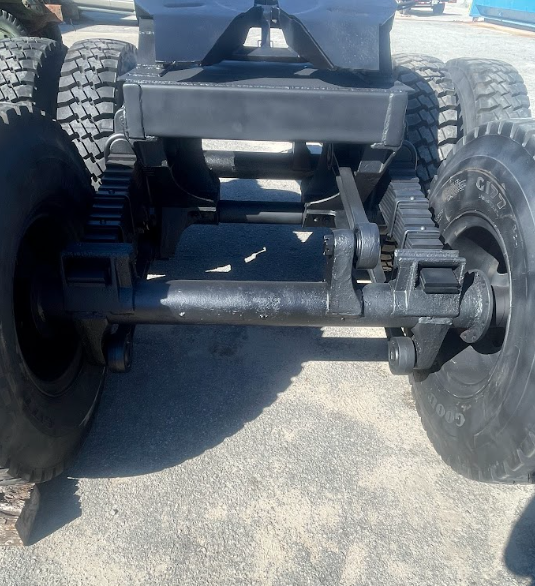 Fifth Wheel Dolly Converter Tandem Axle Dolly 8 Wheels W/ Tongue