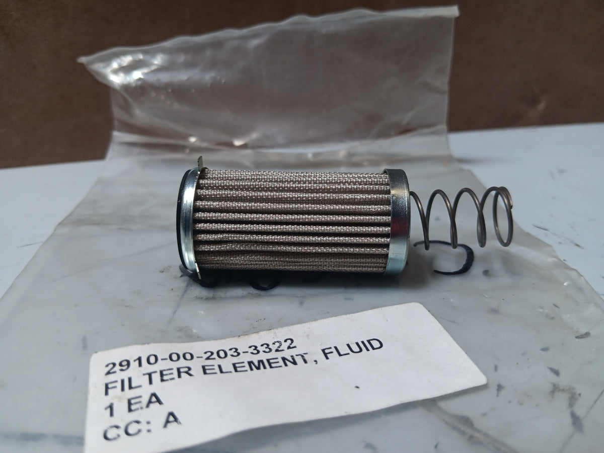Purolator Facet Fluid Filter Element 569807-02 569808 7413737 - NSN 2910-00-203-3322 - inventory label