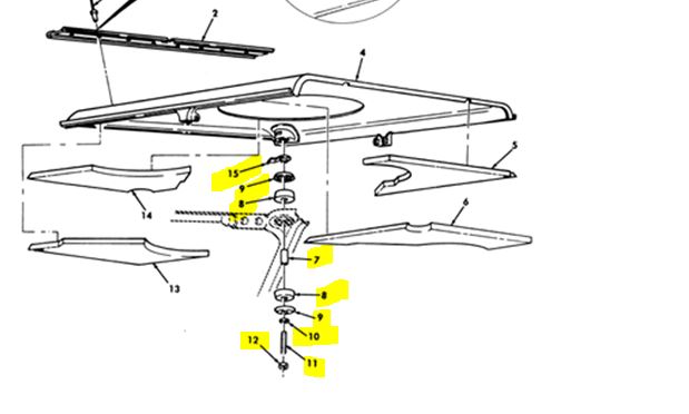 HMMWV HUMVEE M998 M1114 ECT HARD TOP MOUNTING HARDWARE