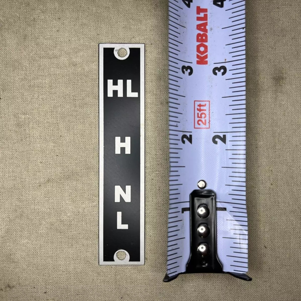 M998 HMMWV SHIFTER PLATE 9905-01-207-6304 12338433 5583355