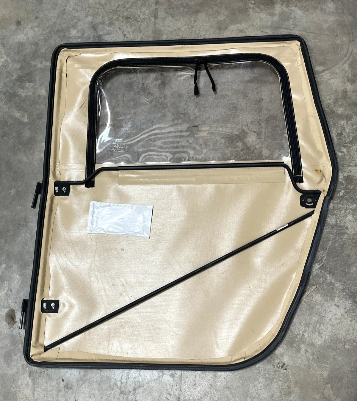 HMMWV HUMVEE M998 VEHICULAR DOOR RIGHT REAR TAN 12340245-3 510-01-330-6176