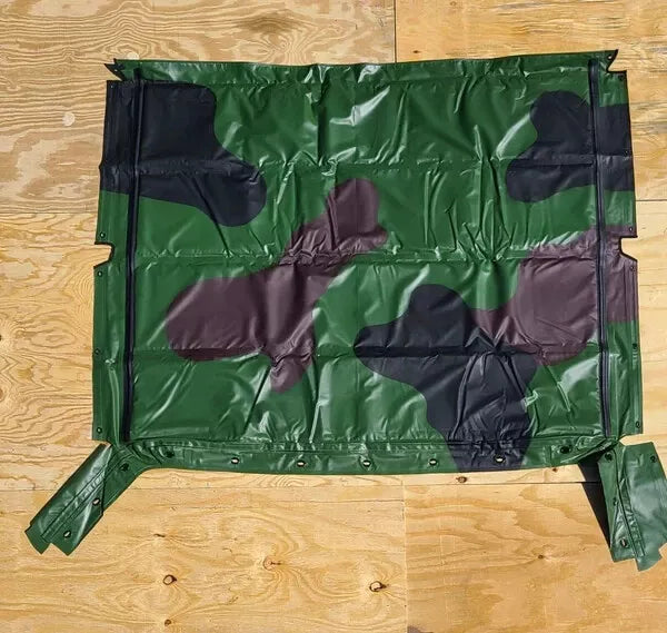 HMMWV 4 MAN SOFT TOP KIT CAMO M998 C-Pillar/Bows/Rails/Hardware - (NO DOORS)