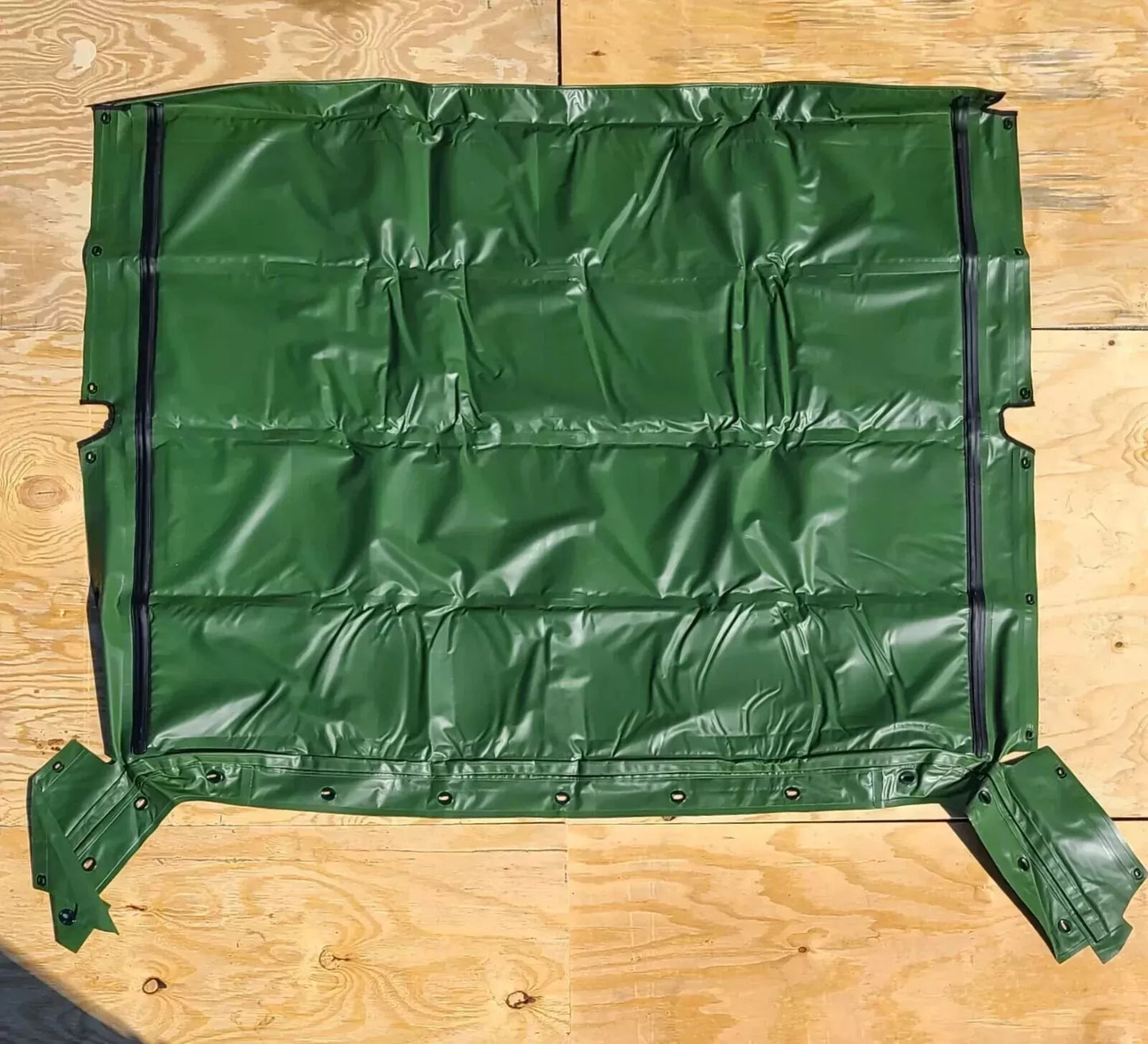 HMMWV 4 MAN SOFT TOP KIT GREEN M998 C-Pillar/Bows/Rails/Hardware - (NO DOORS)