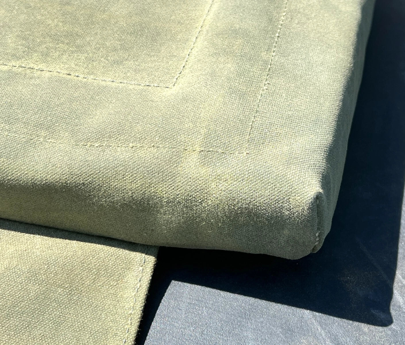 HMMWV M998 A1 HUMMER DRIVERS SEAT GREEN BOTTOM CUSHION 12342047