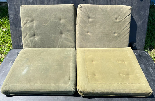 HMMWV HUMVEE M998 FRONT REAR GREEN SEAT CUSHION KIT M1097/M1038/H1 AM GENERAL