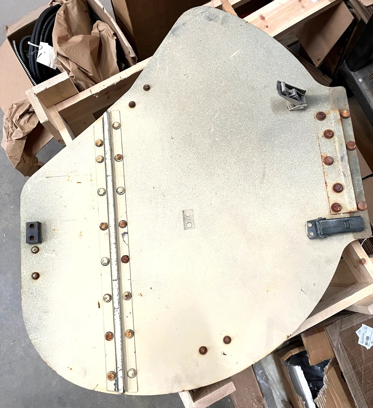 DOOR HATCH TRAY COVER TURRET - M1167 MILITARY HUMMER 12518734 HMMWV (INCOMPLETE)
