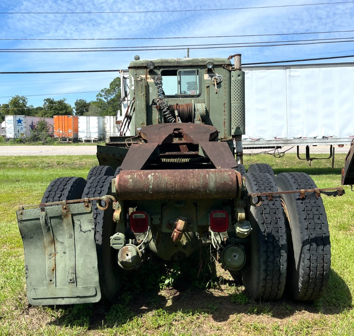 1979 M916 20 TON 6X6 TRACTOR TRUCK FIFTH WHEEL WINCH WITH 9,000 MILES AS-IS