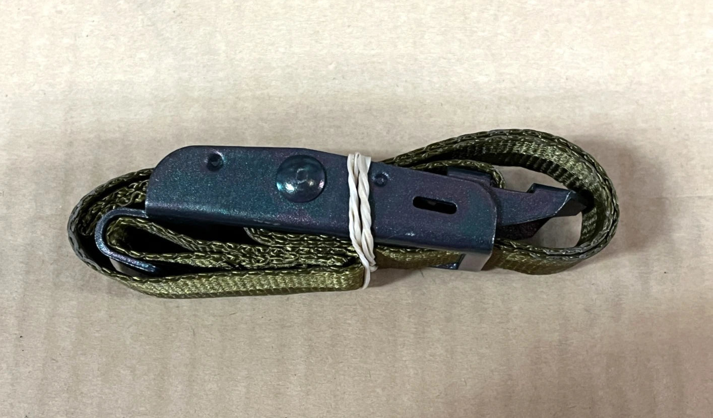 (4) M998 HMMWV HUMVEE STRAP OD GREEN WEBBING STRAP, WEBBING STORAGE RACK MILITARY STRAP