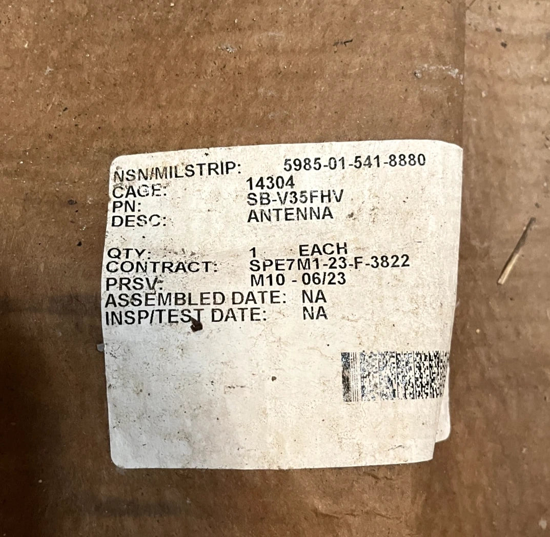 HARRIS HEAVY DUTY 35FT LOCKING HIGH VOLT ANTENNA KIT SB-V35FHV 5985-01-541-8880