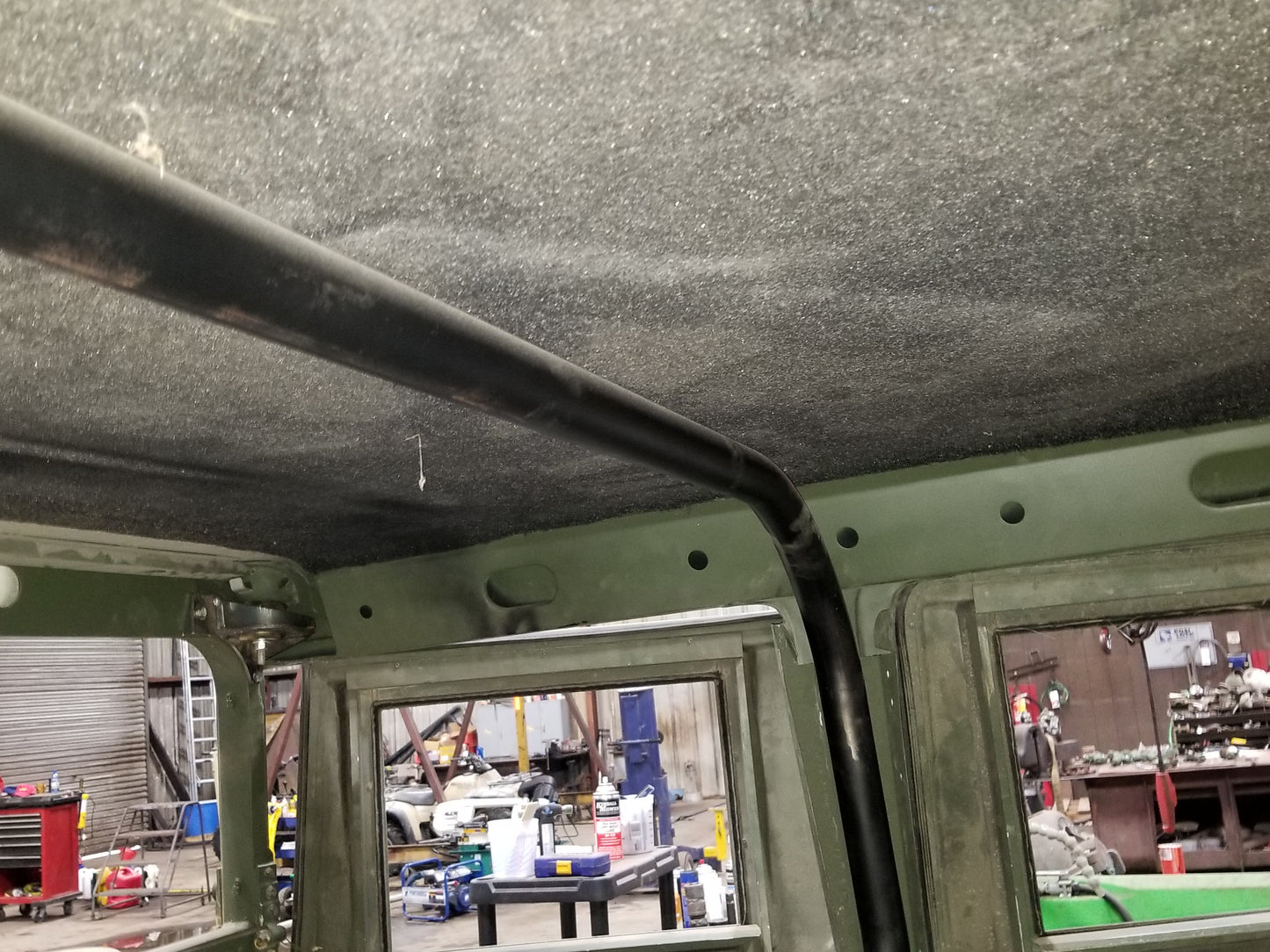 HMMWV M998 HARD TOP KIT Roof Panel w/o Hole,Rear Hatch SLANT BACK HUMMER HARDTOP