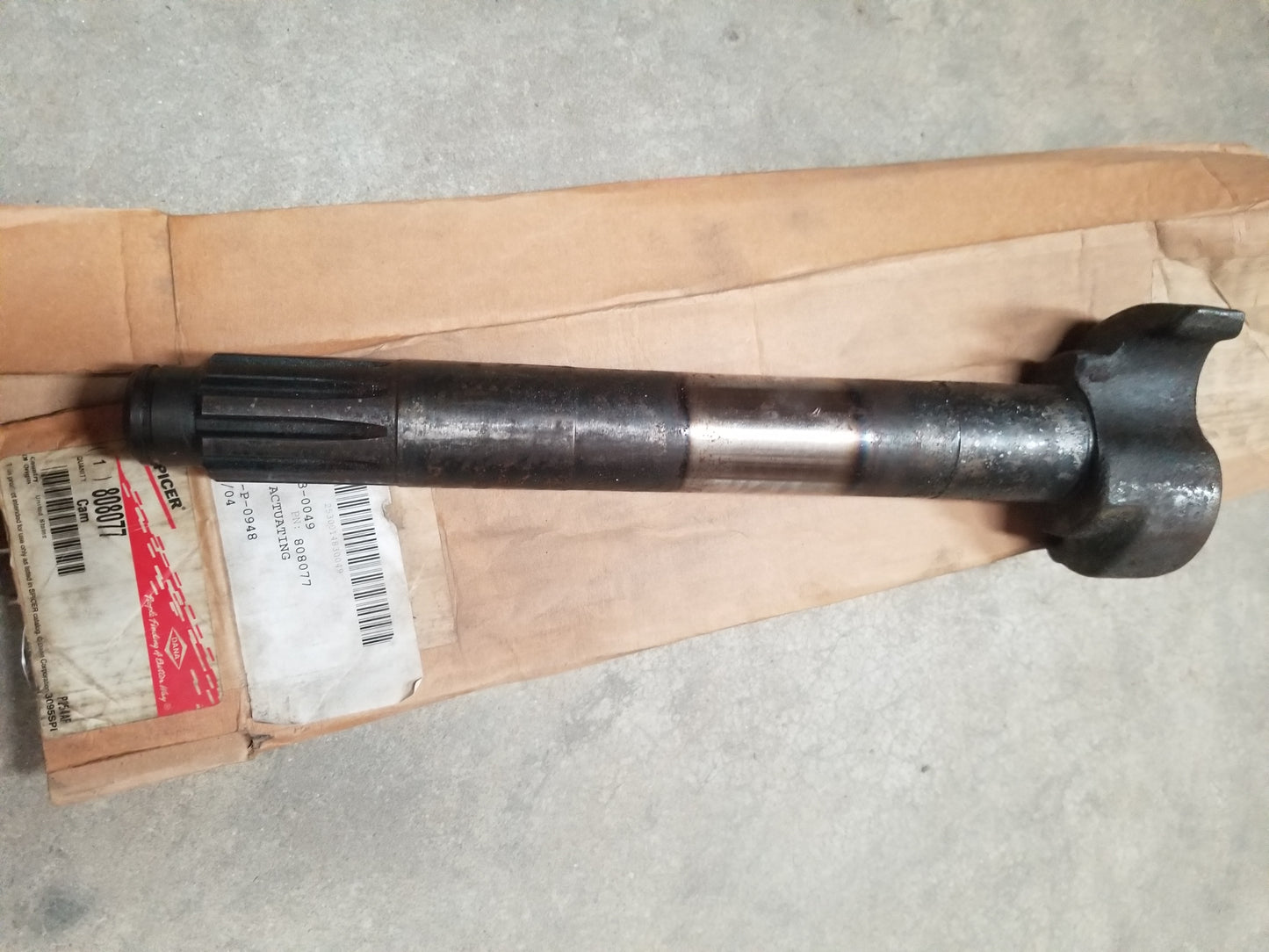 Spicer Camshaft Actuating Brake Shoe 2530-01-483-0049 808077 808077 HEMAT TRAILER