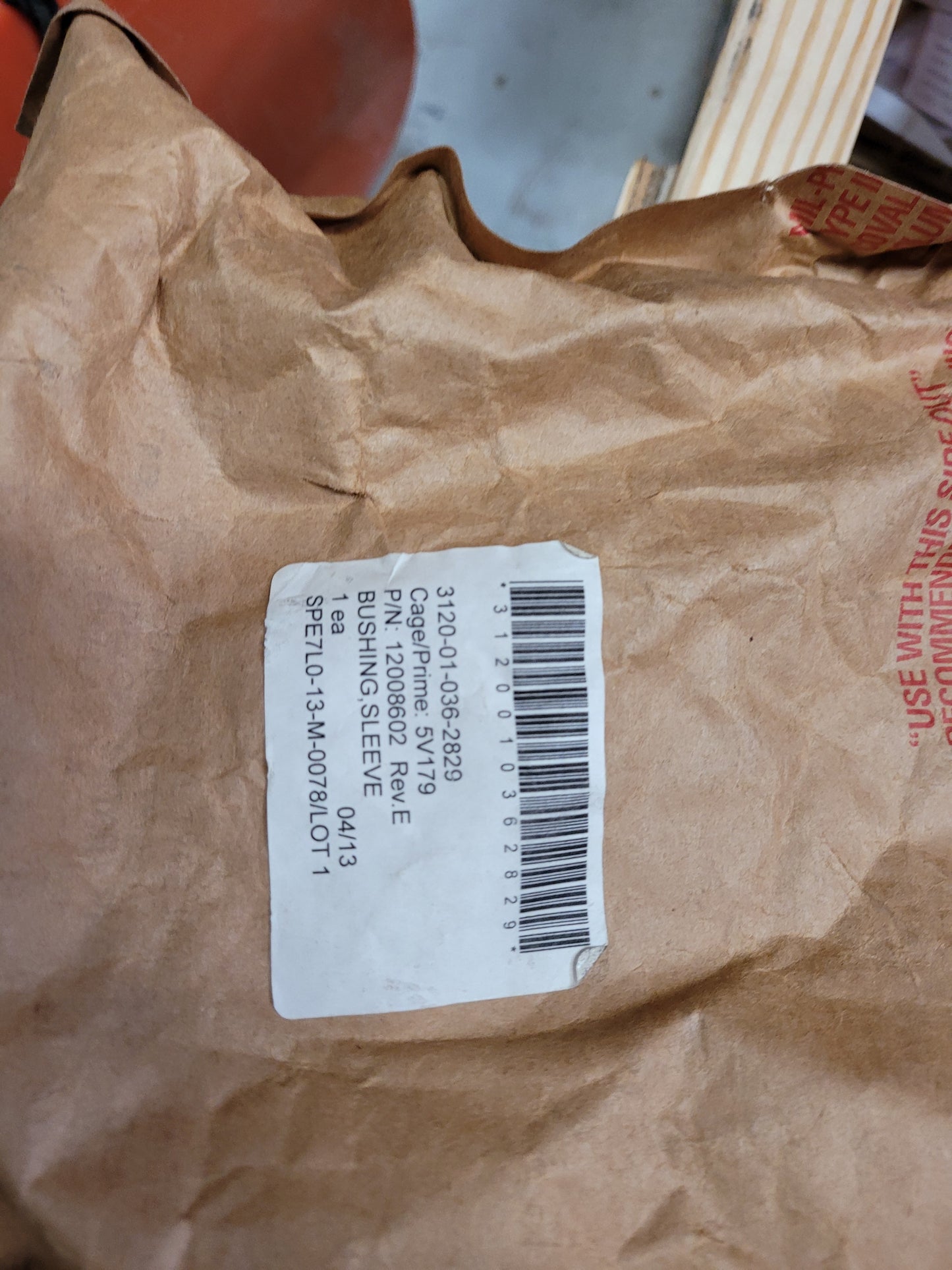 m198 bushing sleeve 12008602 3120-01-036-2829