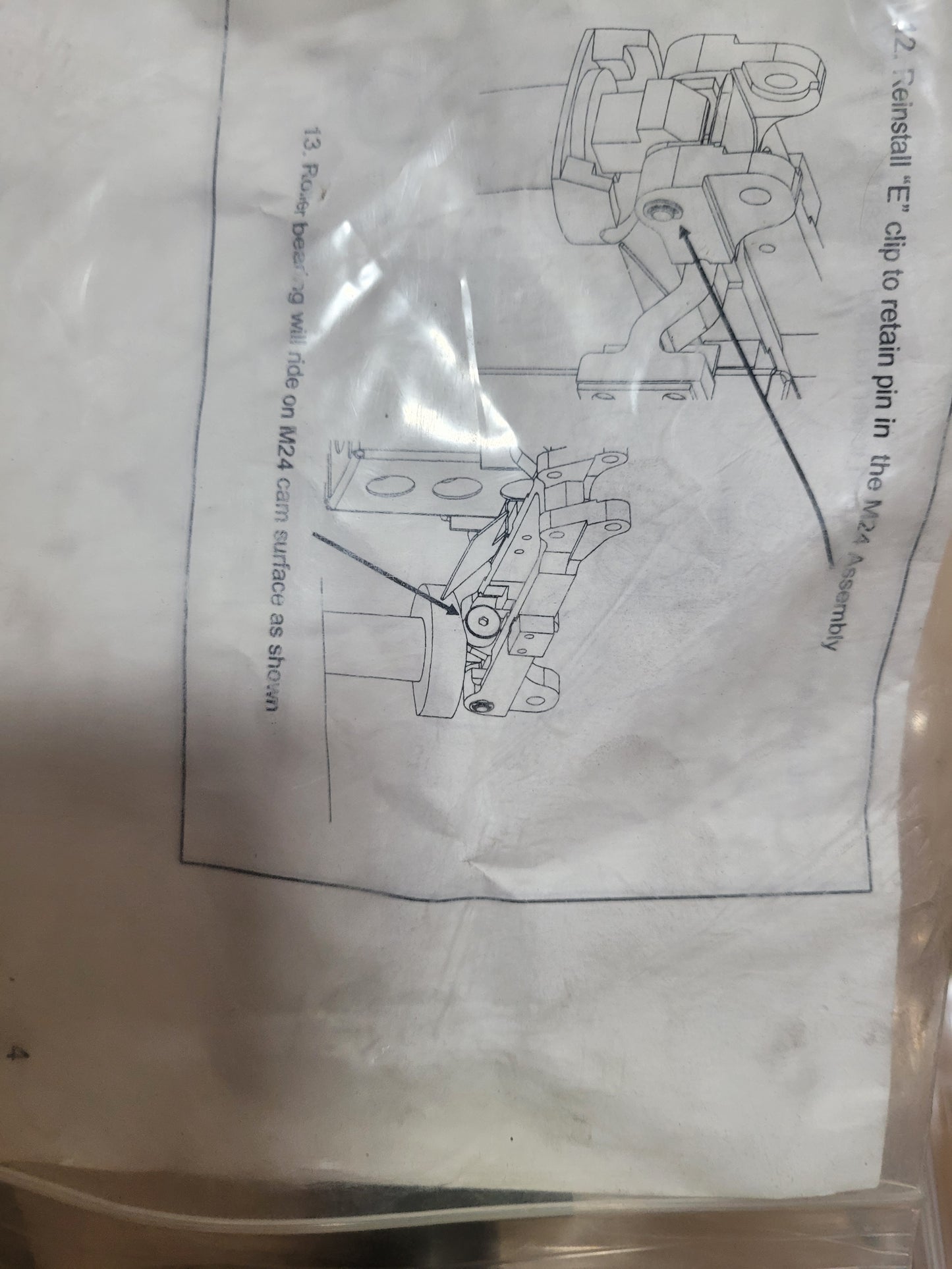 13013833 CAM FOLLOWER ASSEMBLY M24 5340-01-556-2819 13013834 CH-47 DOOR WINDOW