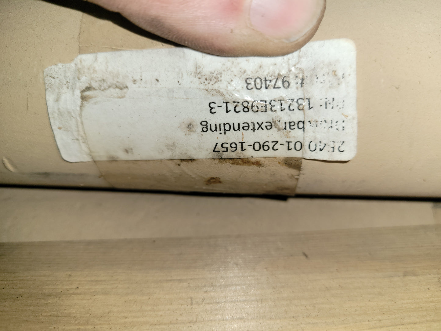 2540-01-290-1657 13213E9821-3 DRAWBAR,EXTENDING	TOW BAR	5462A