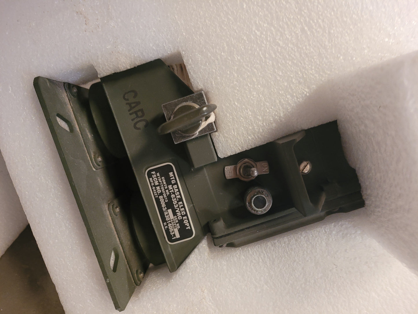 5975-01-235-1962 MT-6353VRC MOUNTING BASE A3014053-1 MRAP M-ATV