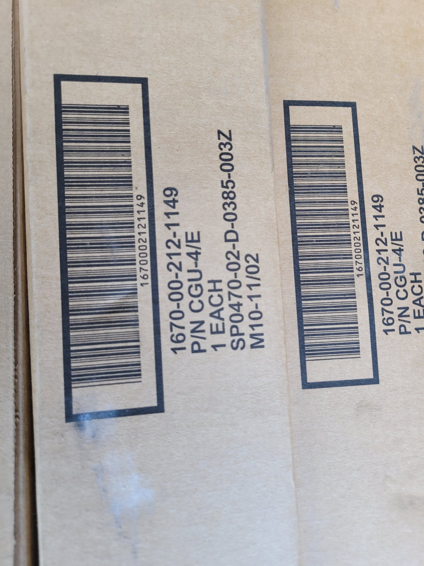 1670-00-212-1149 TIE DOWN,CARGO,AIRCRAFT 45024-11