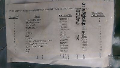 HMMWV Humvee, 4 MAN M998 Green Rear CARGO Extension Cover KIT 5581437