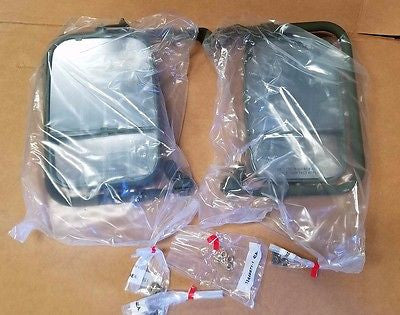 HMMWV FRAG DOOR MIRROR ASSY Kit, PAIR RH LH H1 HUMMER M998 57K3214 W/ Hardware