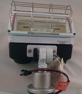 LOT of 4 SEARCH LIGHTS OPA570-E15-GPDV 24V Lights with Mount MRAP Fire Police