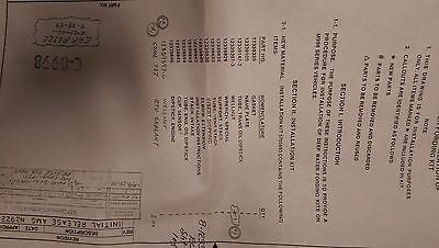 TAN Deep Water FORDING KIT M998 HMMWV Humvee Military Truck 2990-01-319-5435