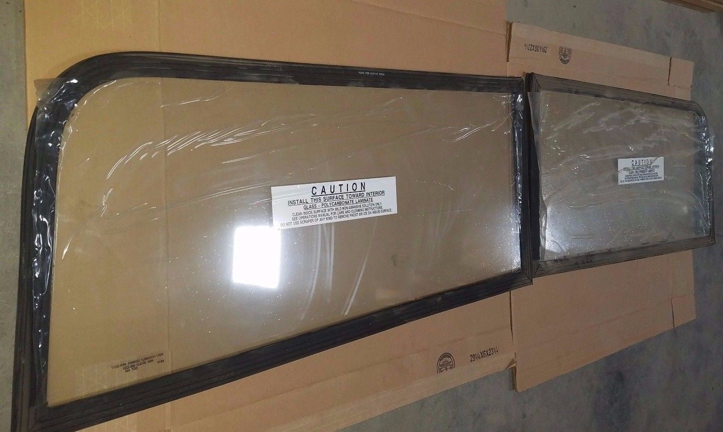 HMMWV WINDSHIELD Ballistic Glass, Sealed SET RH And LH Right and Left Humvee