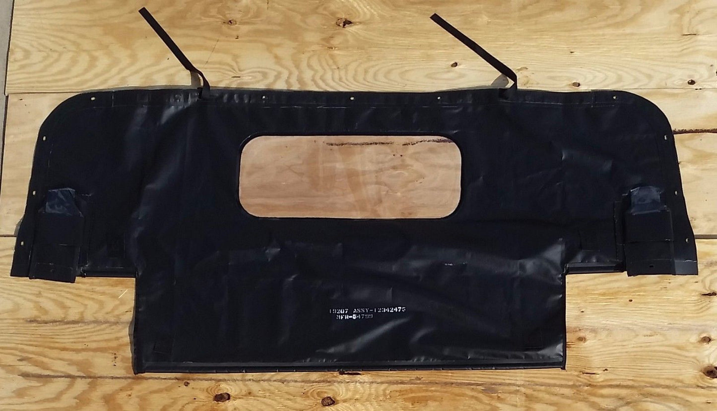 NEW HMMWV 4 Man Soft Top KIT BLACK Humvee M998 4 Doors, C-Pillar, Bows, Rails
