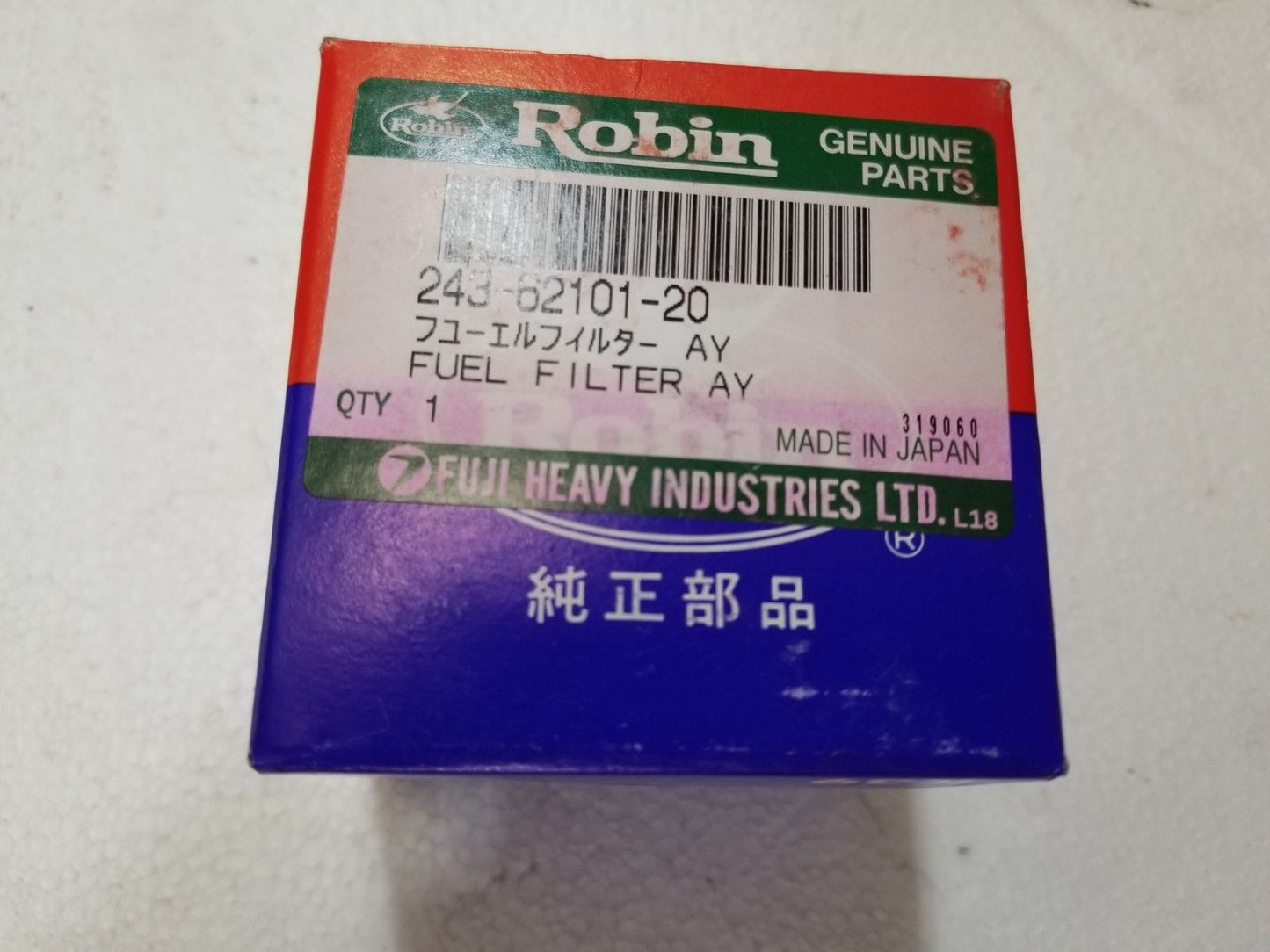 1 WIS CON FUEL FILTER EY2436210120 Robin Subaru 243-62101-20