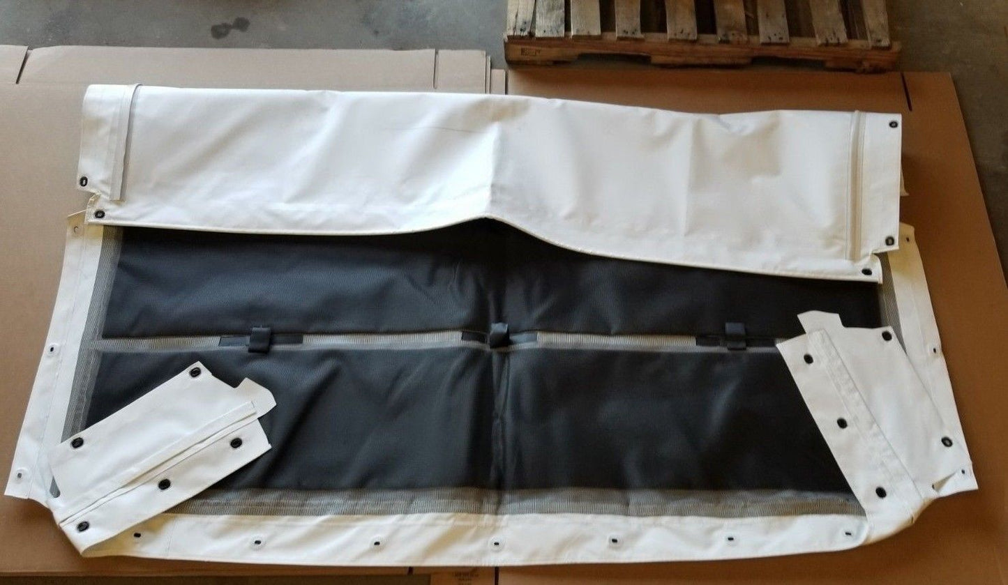 HMMWV M998 Humvee WHITE SOFT TOP ROOF 4 Man Soft Top 12340676-31W 4X4