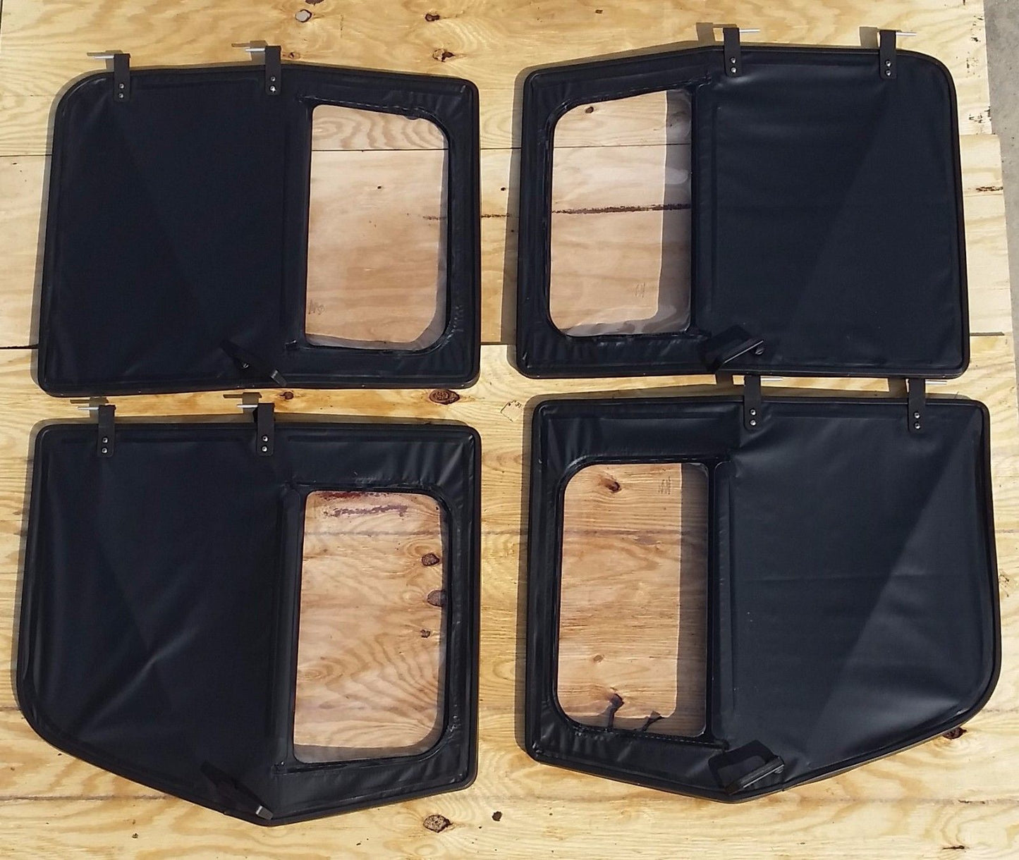 NEW HMMWV 4 Man Soft Top KIT BLACK Humvee M998 4 Doors, C-Pillar, Bows, Rails
