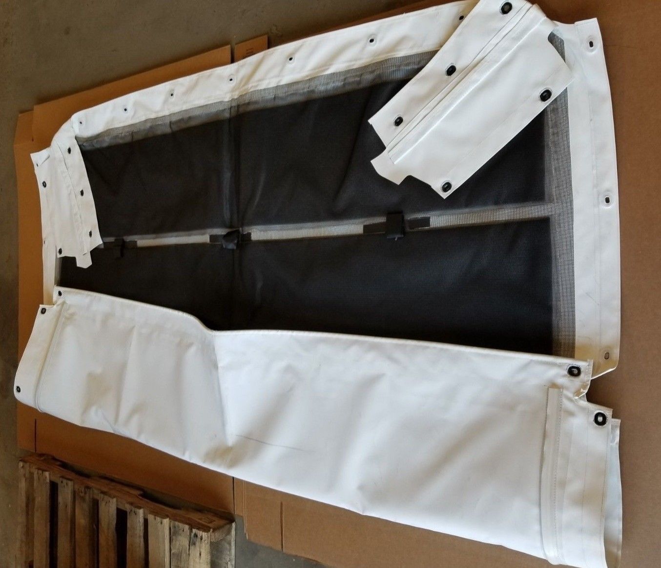 HMMWV M998 Humvee WHITE SOFT TOP ROOF 4 Man Soft Top 12340676-31W 4X4