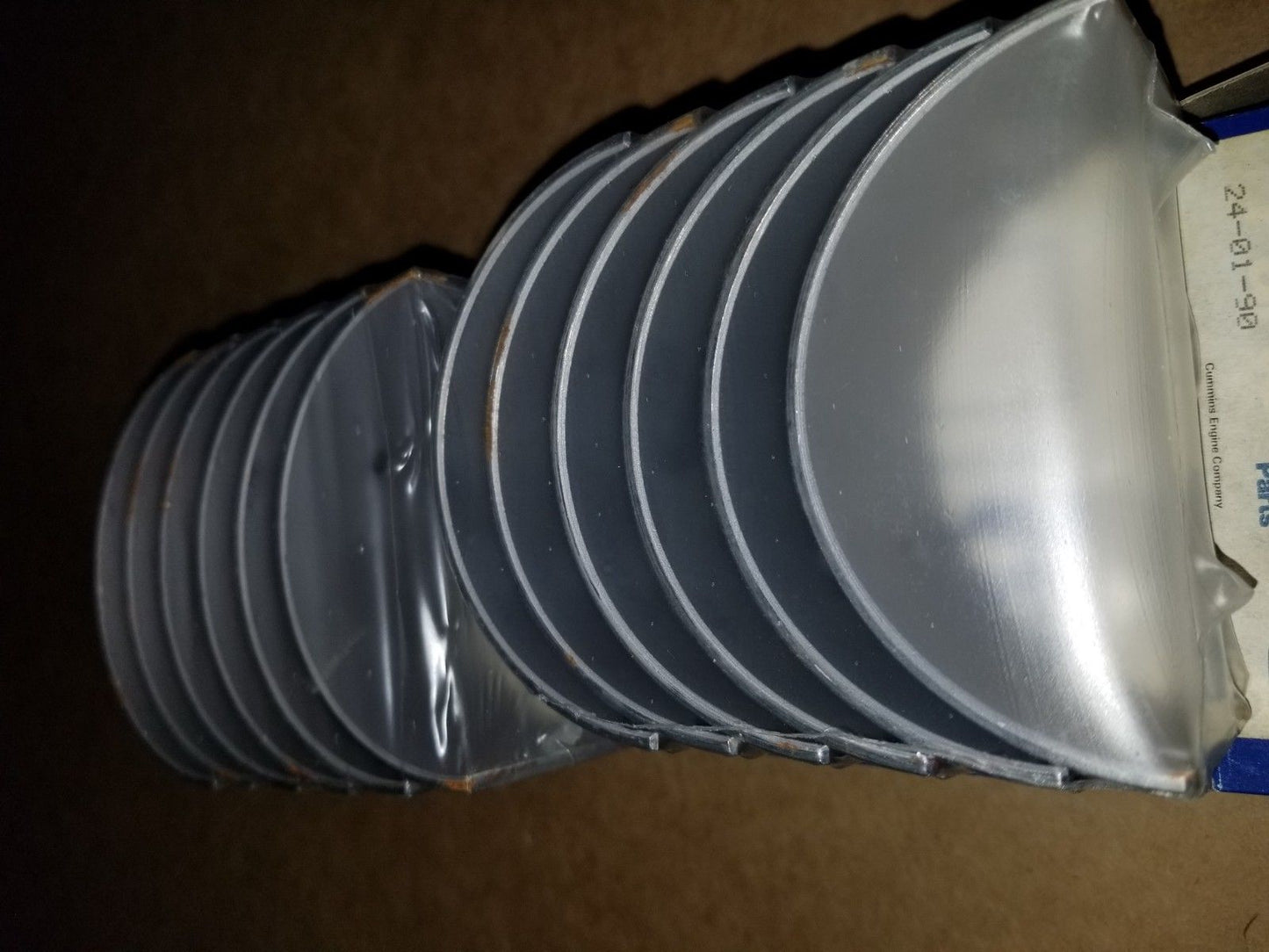 (12) Cummins Rod Bearing Set PN: 214950  CUMMINS CONNECTING ROD BEARINGS SET