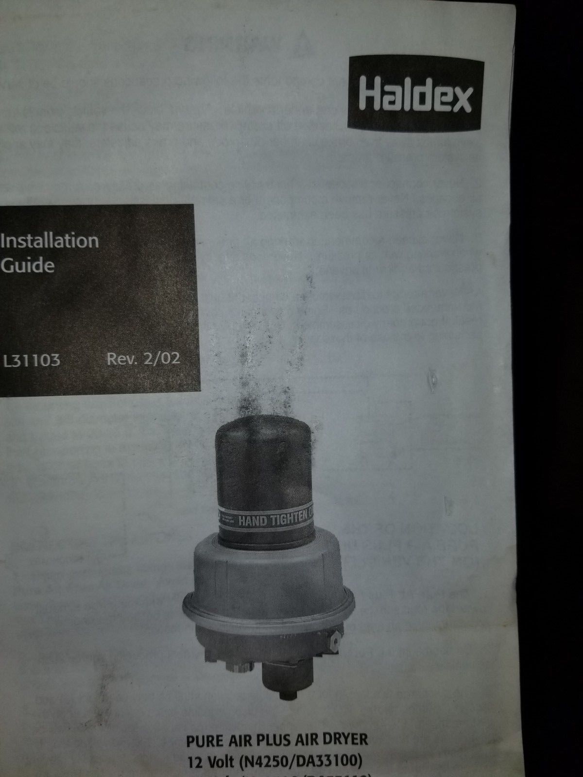 M35A3 Air Drier Military Truck M939 w/ ABS CTIS RCSK16384 4440-01-407-5135