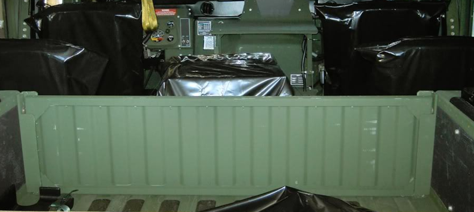 NEW 4 Man Cargo Partition Divider KIT HMMWV M998 Humvee W/ Brackets 12446814
