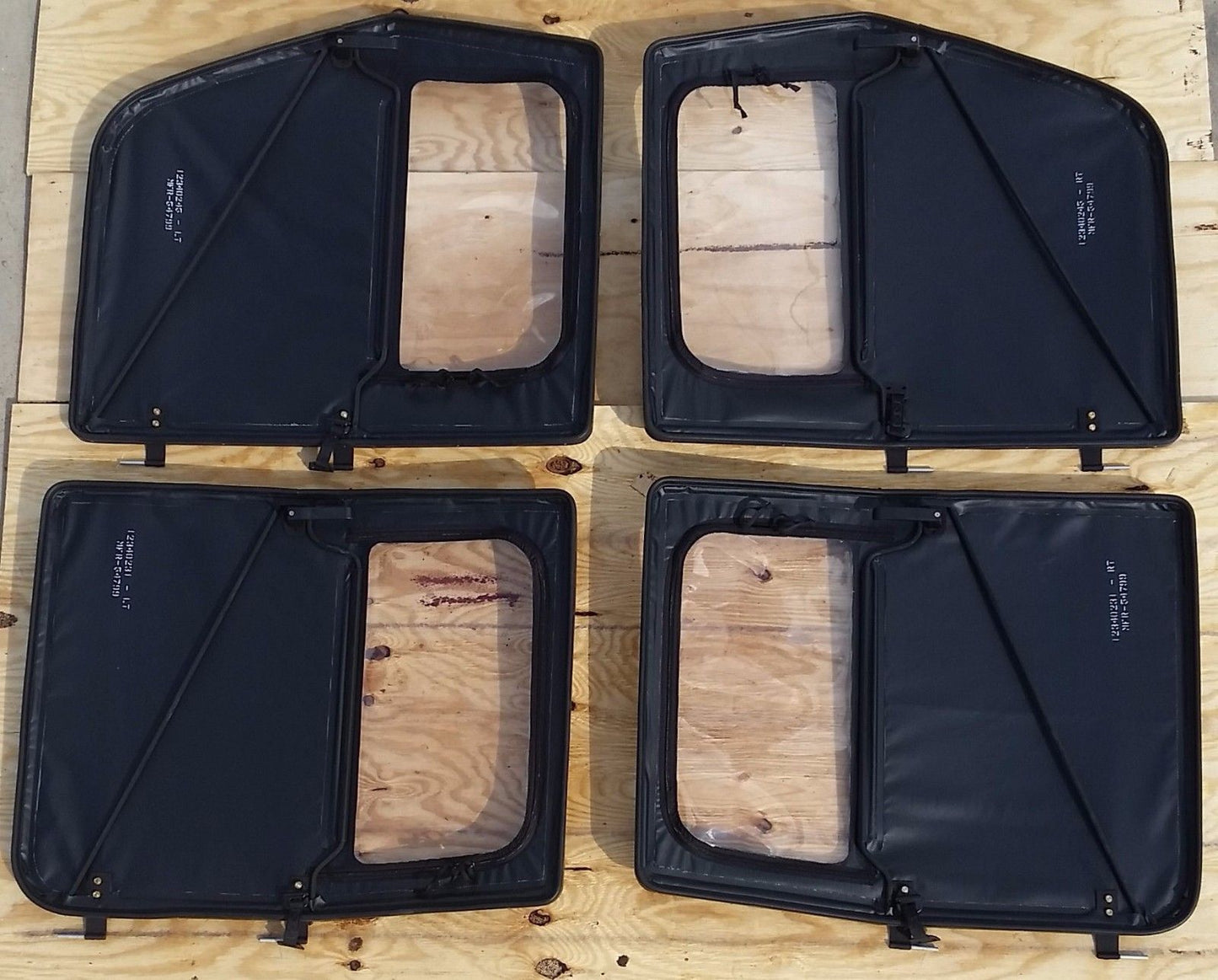 NEW HMMWV 4Man Soft Top KIT BLACK M998 4 Doors, C-Pillar, Bows, Rails,& HARDWARE