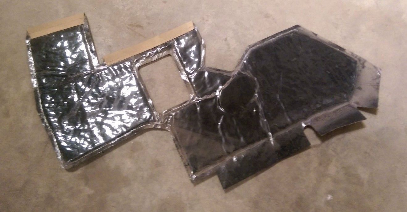 M998 HMMWV HUMMER H1 TAN LH Driver's Side FLOOR INSULATION 12339044 *READ DESCRIPTION*