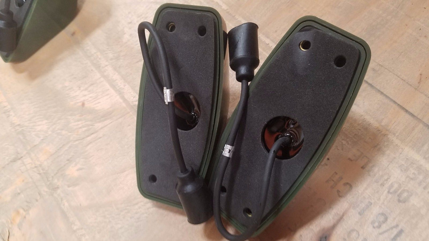 LED HMMWV (2) Side MARKER Light AMBER Set 24V M998 12446845-1 Military Truck