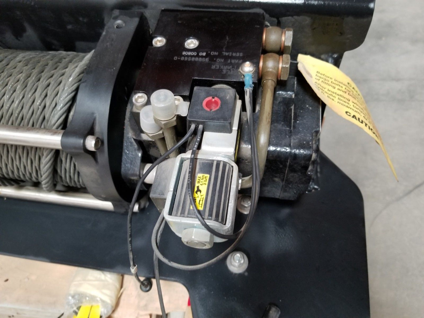 HMMWV HUMVEE M998 MILITARY TRUCK HYDRAULIC WINCH KIT HEAVY DUTY 10,500 lb. H1