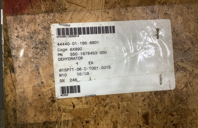 4440-01-186-8801 6151122-1 1678453 DEHYDRATOR,DESICCANT,ELECTRIC